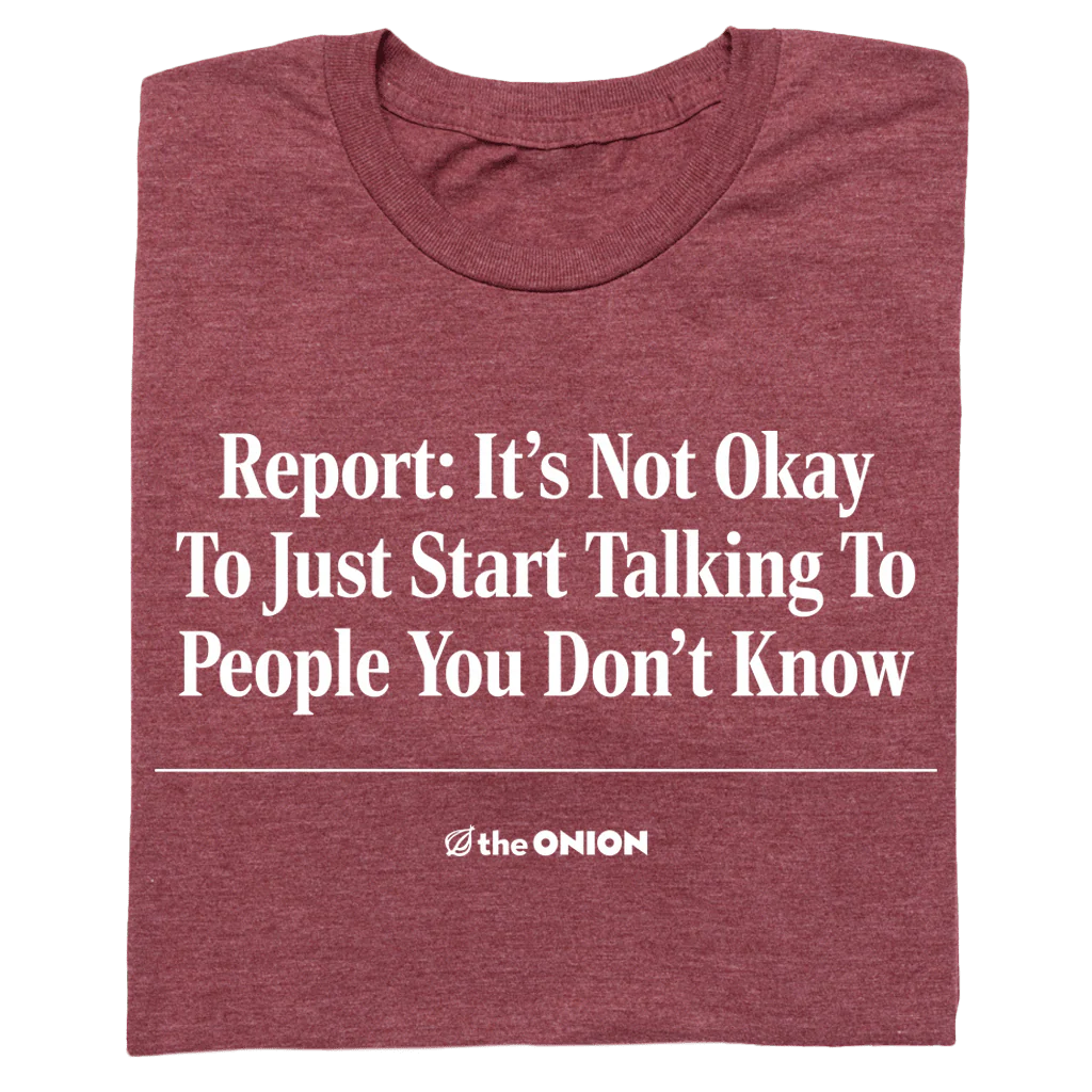 'Report: It's Not Okay' Headline T-Shirt