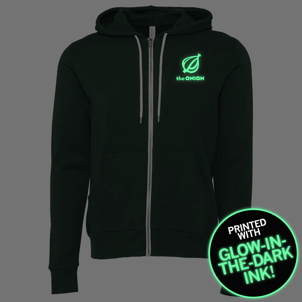 The Onionati Glow In The Dark Zip-Up Hoodie - Image 3